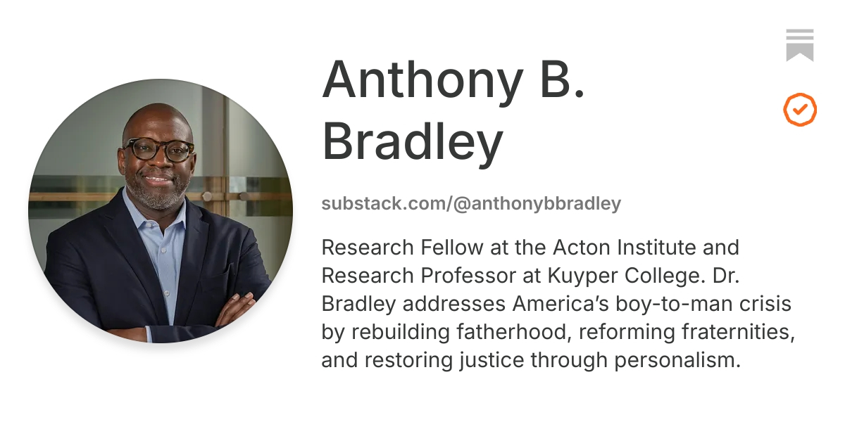 Anthony B. Bradley | Substack