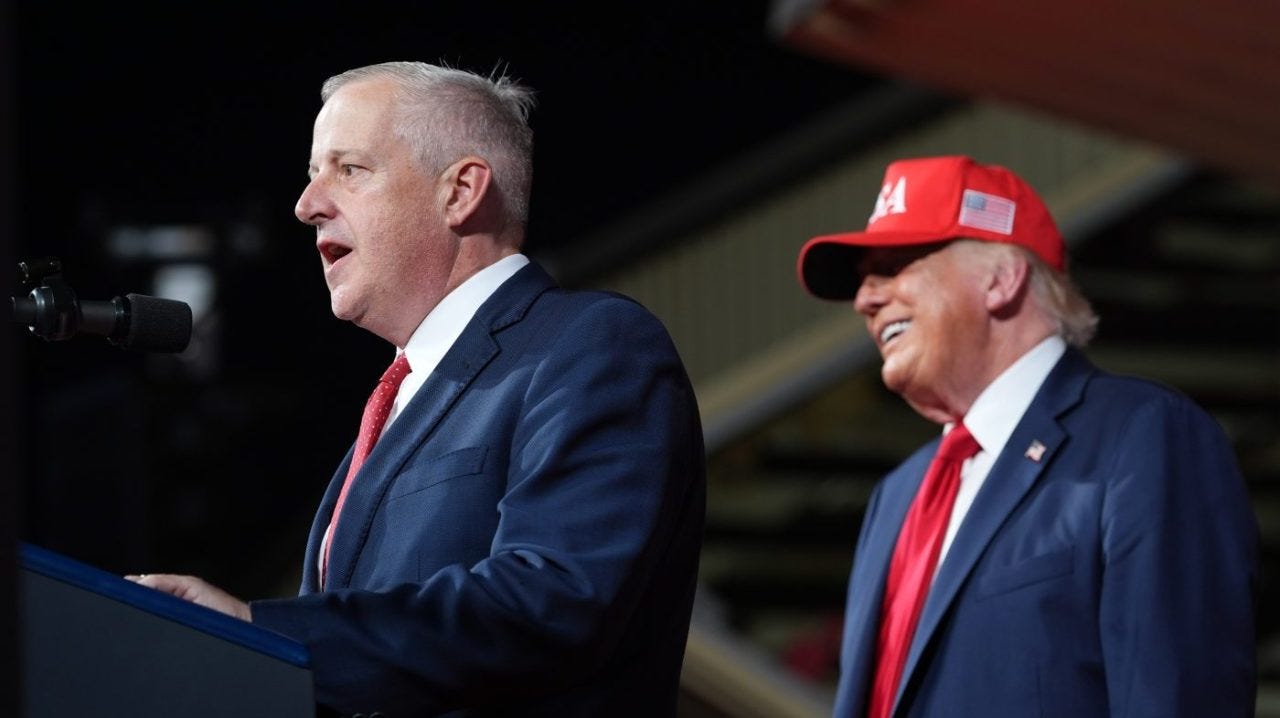Trump rallies behind Michael Whatley in North Carolina