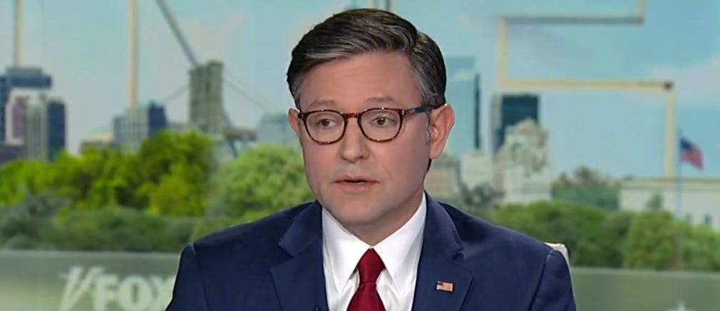 Mike Johnson Embarrasses Himself As Trump Golfs While The Shutdown Drags On