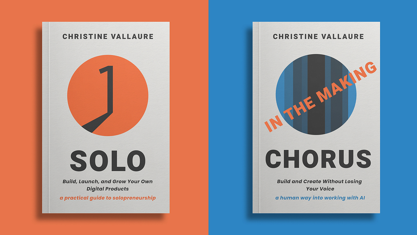 books solo and chorus by christine vallaure