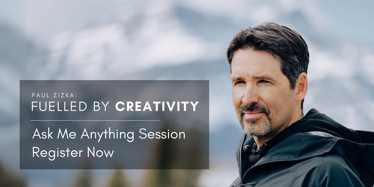 Register Now: Ask Me Anything with Paul Zizka🎙️