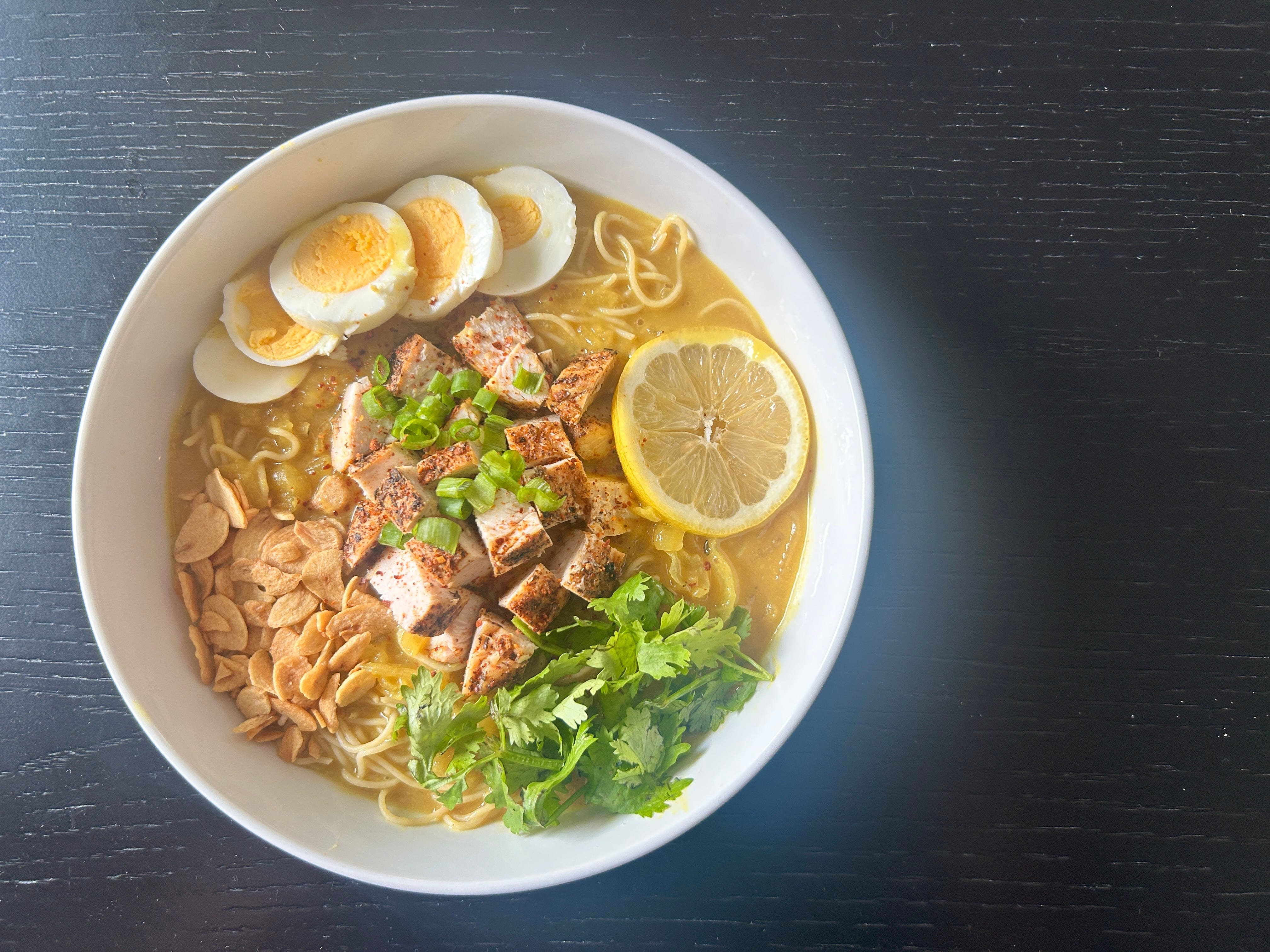 Burmese Coconut Chicken Soup - by Marcus Matkins