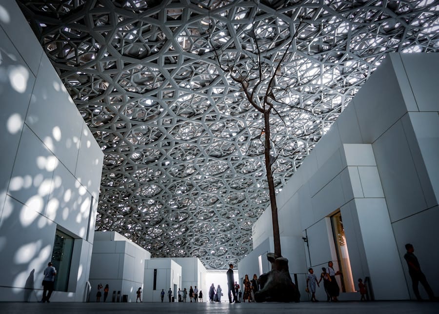 Inside the Louvre Abu Dhabi. Photo by Agnieszka Kowalczyk