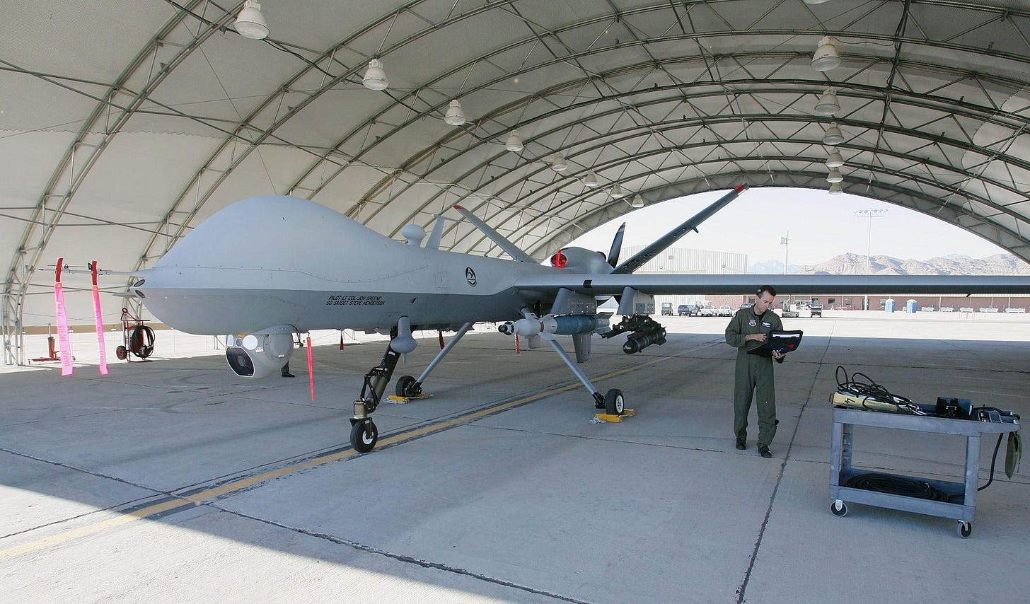 Reaper Aircraft Flies Without Pilot From Creech AFB