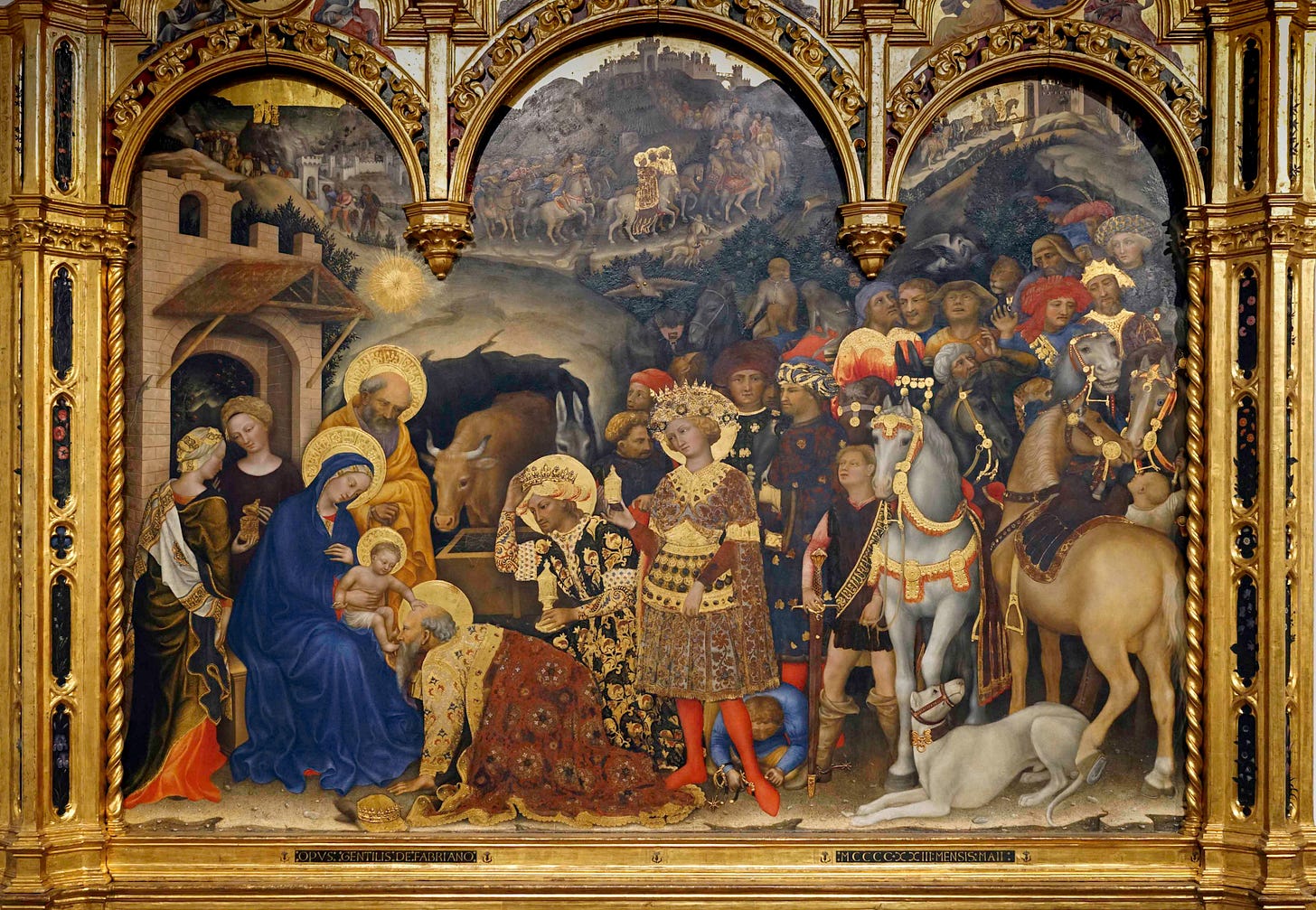 Smarthistory – Gentile da Fabriano, Adoration of the Magi (reframed)