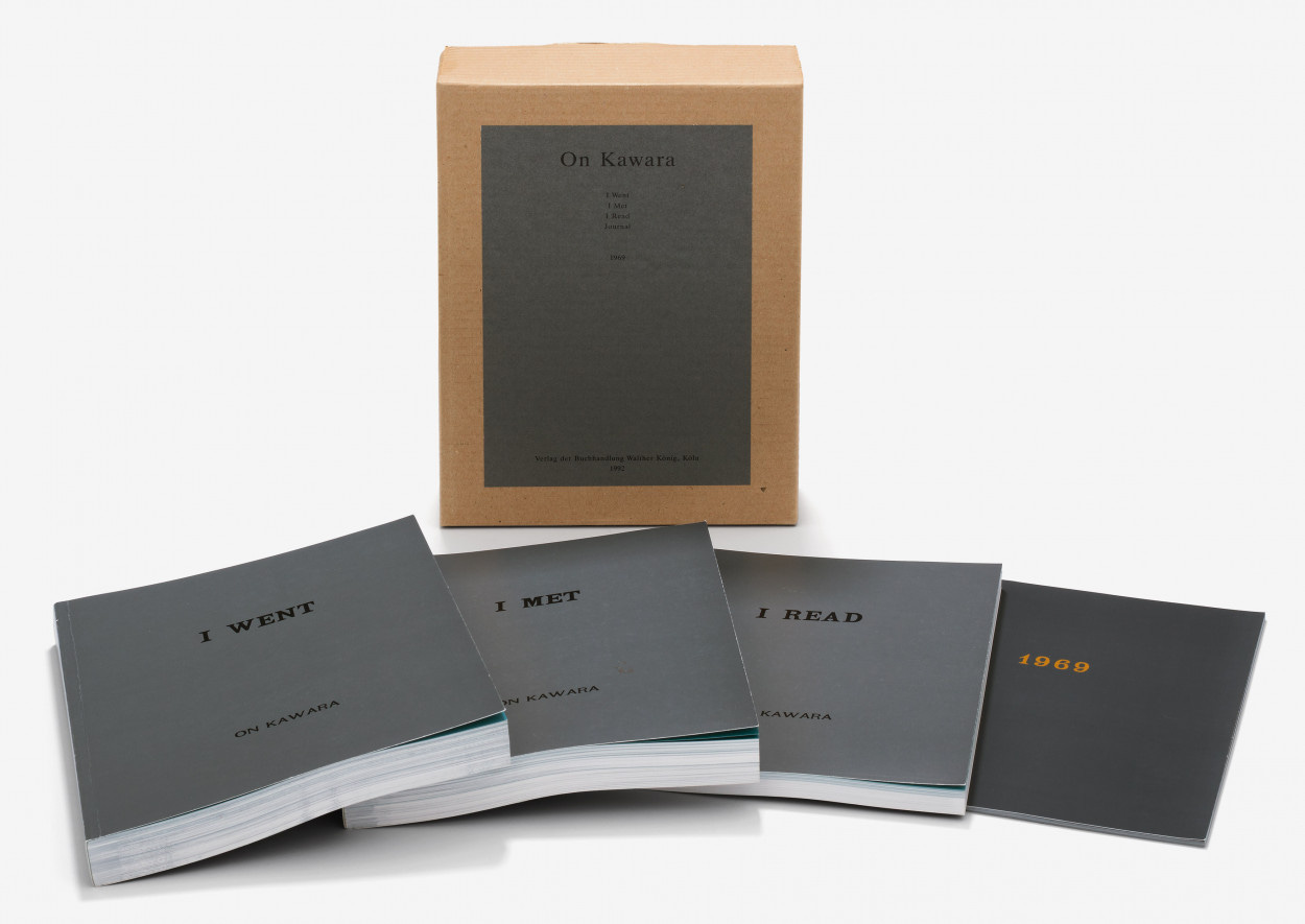 Los libros de autor de On Kawara: I Went, I Met I Read