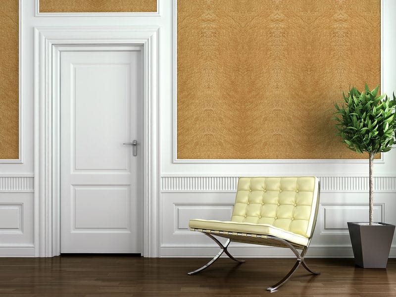 burlap wall Upholstered walls, Fabric wall covering, Wall coverings
