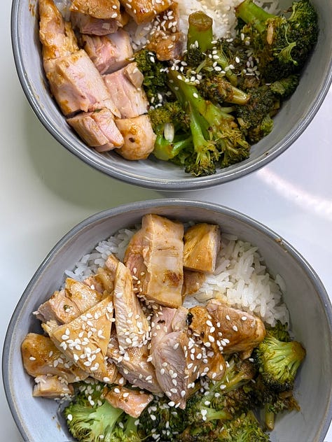 A healthy and easy meal plan for the week