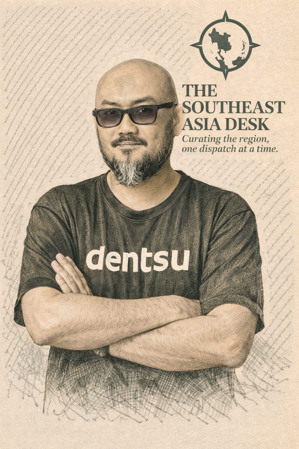 Festive decorations blending Ramadan lanterns and Lunar New Year red ornaments symbolizing the 2026 cultural overlap in Southeast Asia.