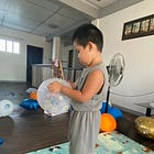 Kuya Miguel Has A Balloon For Rafa