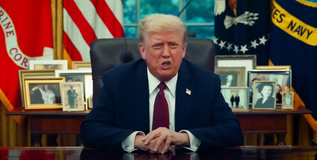 Trump talking about Charlie Kirk