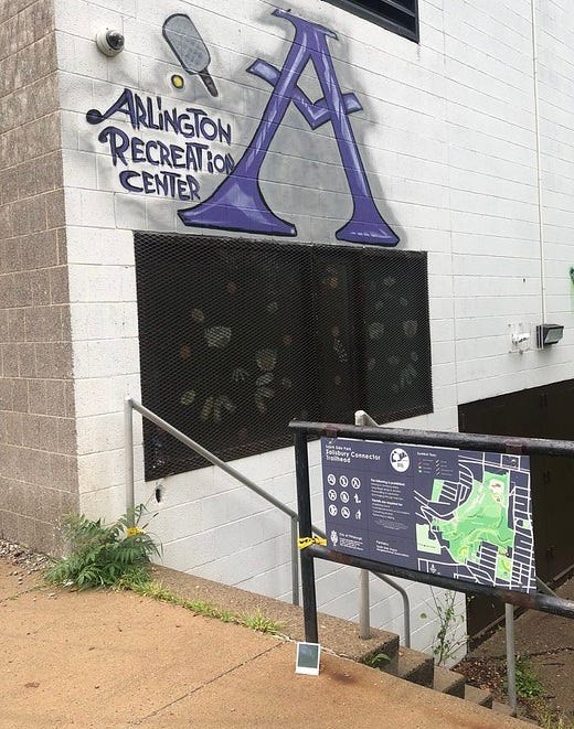 Arlington Rec Center sign