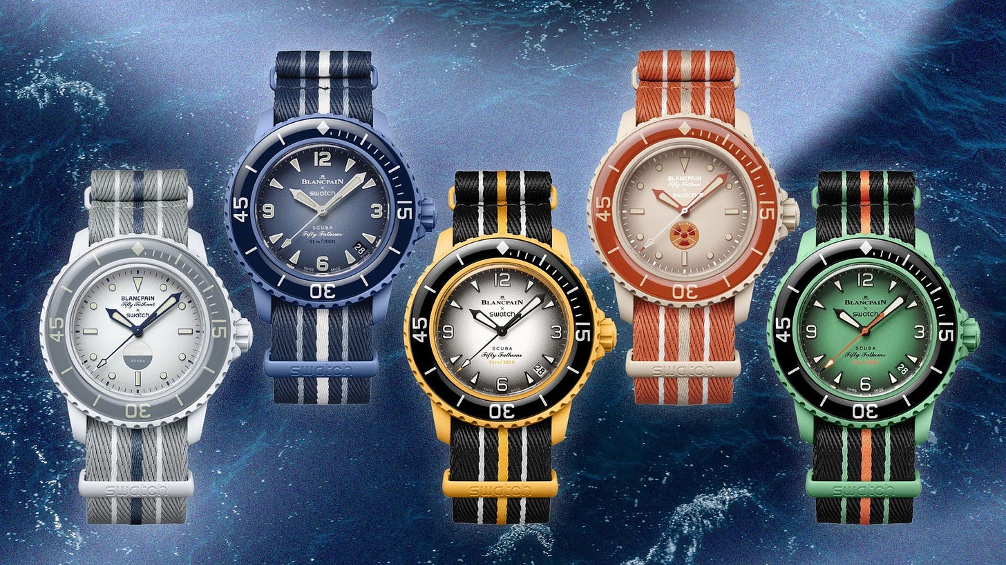 The Swatch x Blancpain collab is an affordable version of the most iconic  dive watch of all time | British GQ