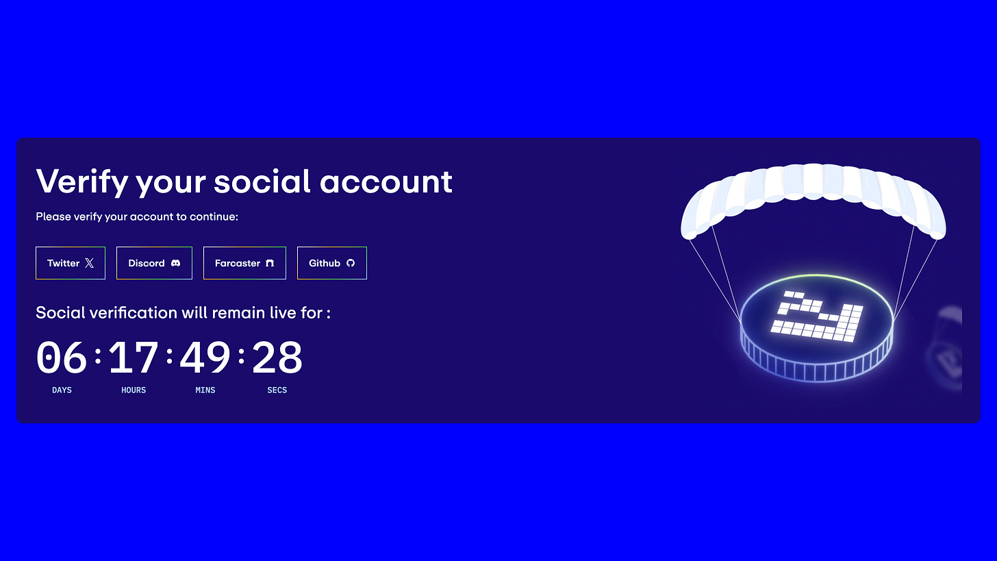 Verify your social account for Eigen Season 2 airdrop