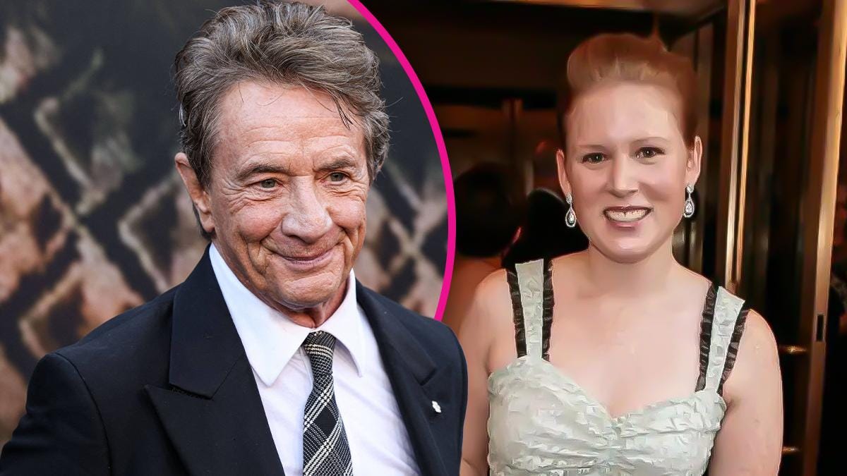 composite photo of martin short and katherine short. composite photo of martin short and katherine short.