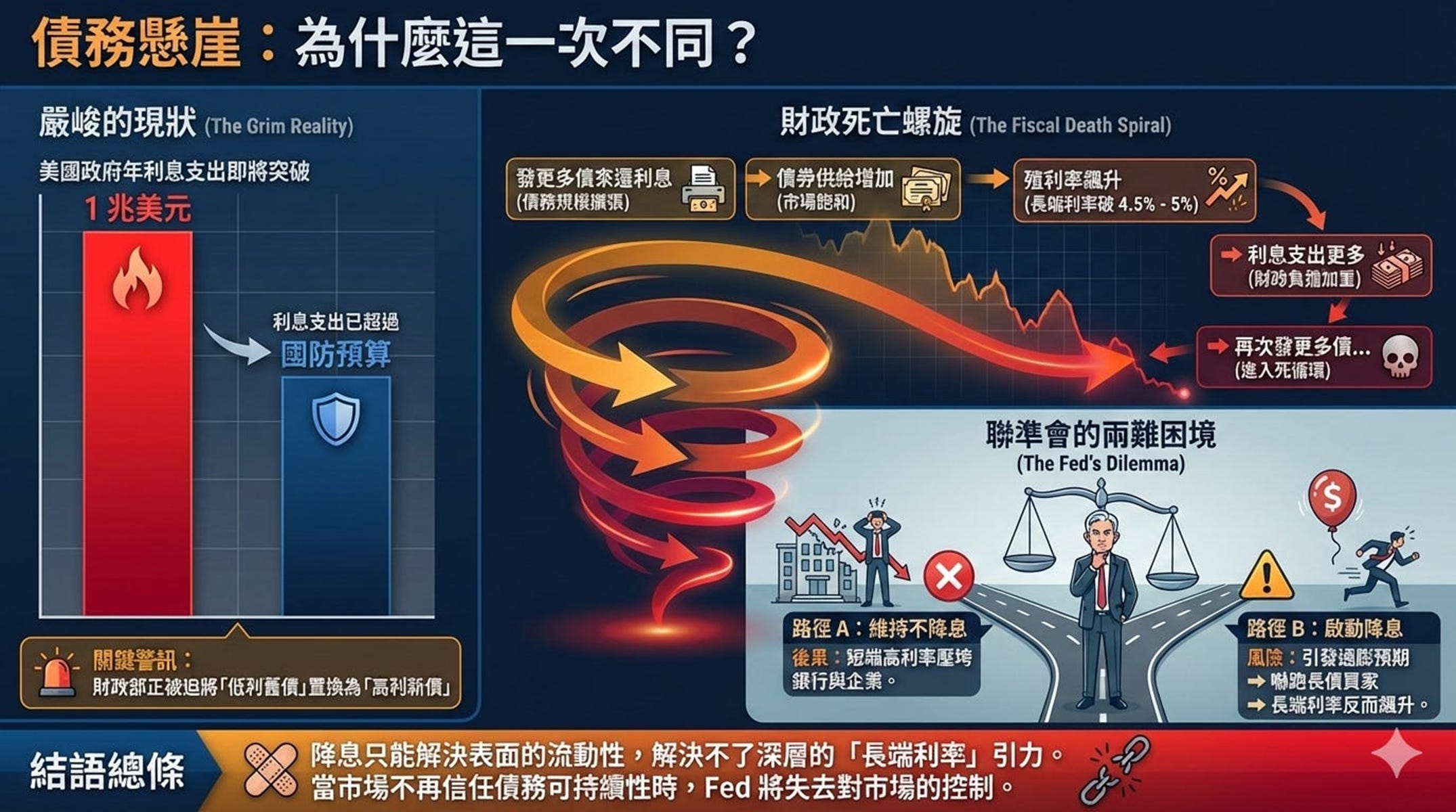 為何降息救不了美債？美債「唯一接盤俠」，監管鬆綁如何重塑銀行股？ - 深度分析第26期：美國銀行業