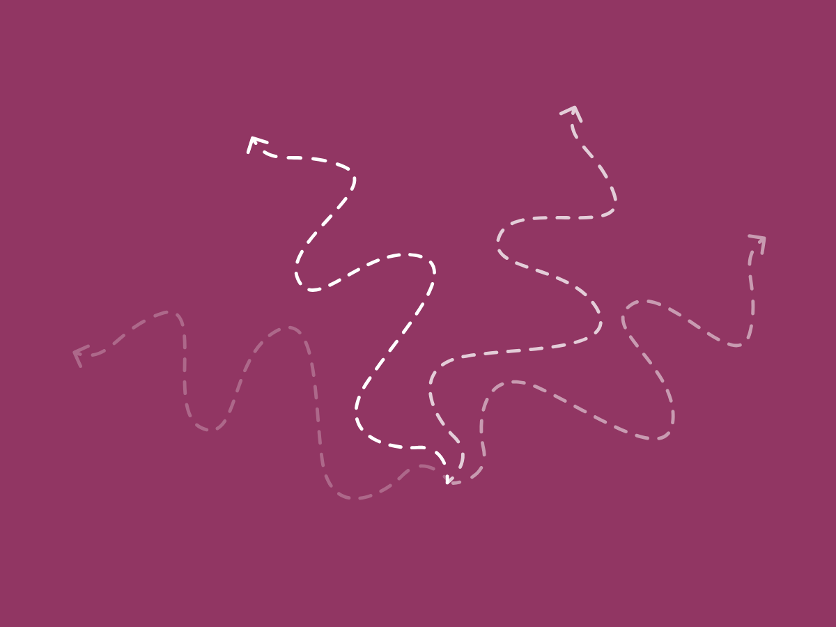 red background with multiple arrows on it