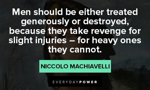 Machiavelli quotes on morality