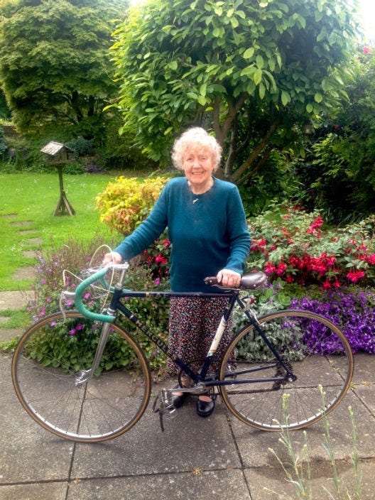 Eileen Sheridan in her 90s