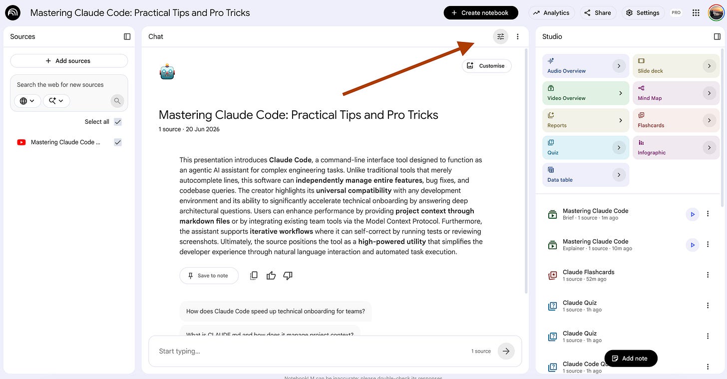 Opening Configure in the NotebookLM Chat Opening Configure in the NotebookLM Chat