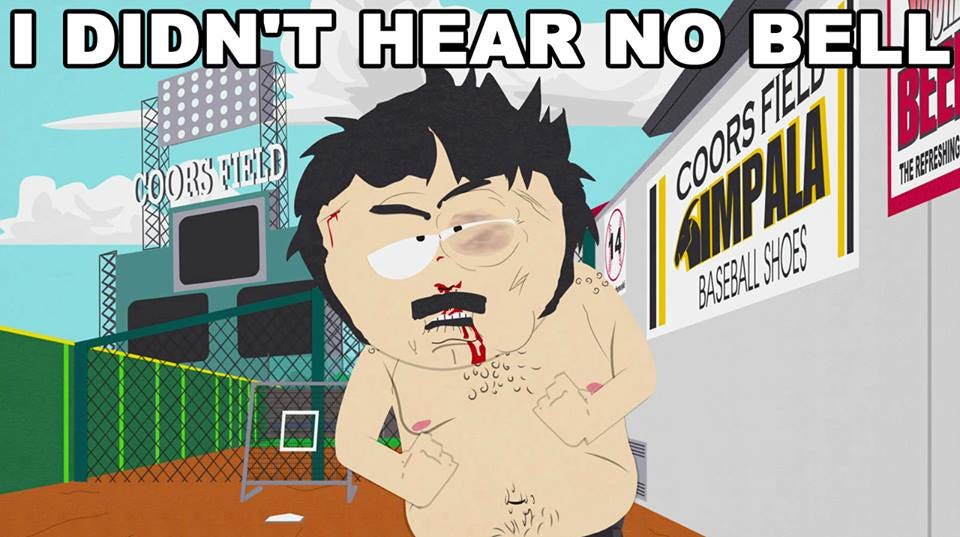 I Didn't Hear No Bell | Know Your Meme