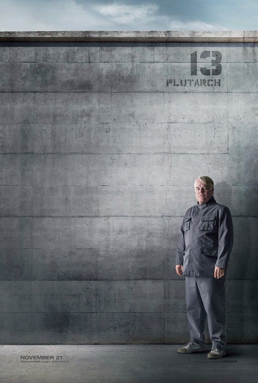 Hunger Games: Mockingjay Part 1 Plutarch poster Hunger Games: Mockingjay Part 1 Plutarch poster