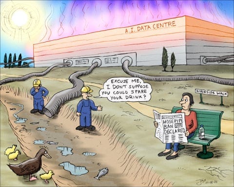 Jason White on water management – cartoon Jason White on water management – cartoon