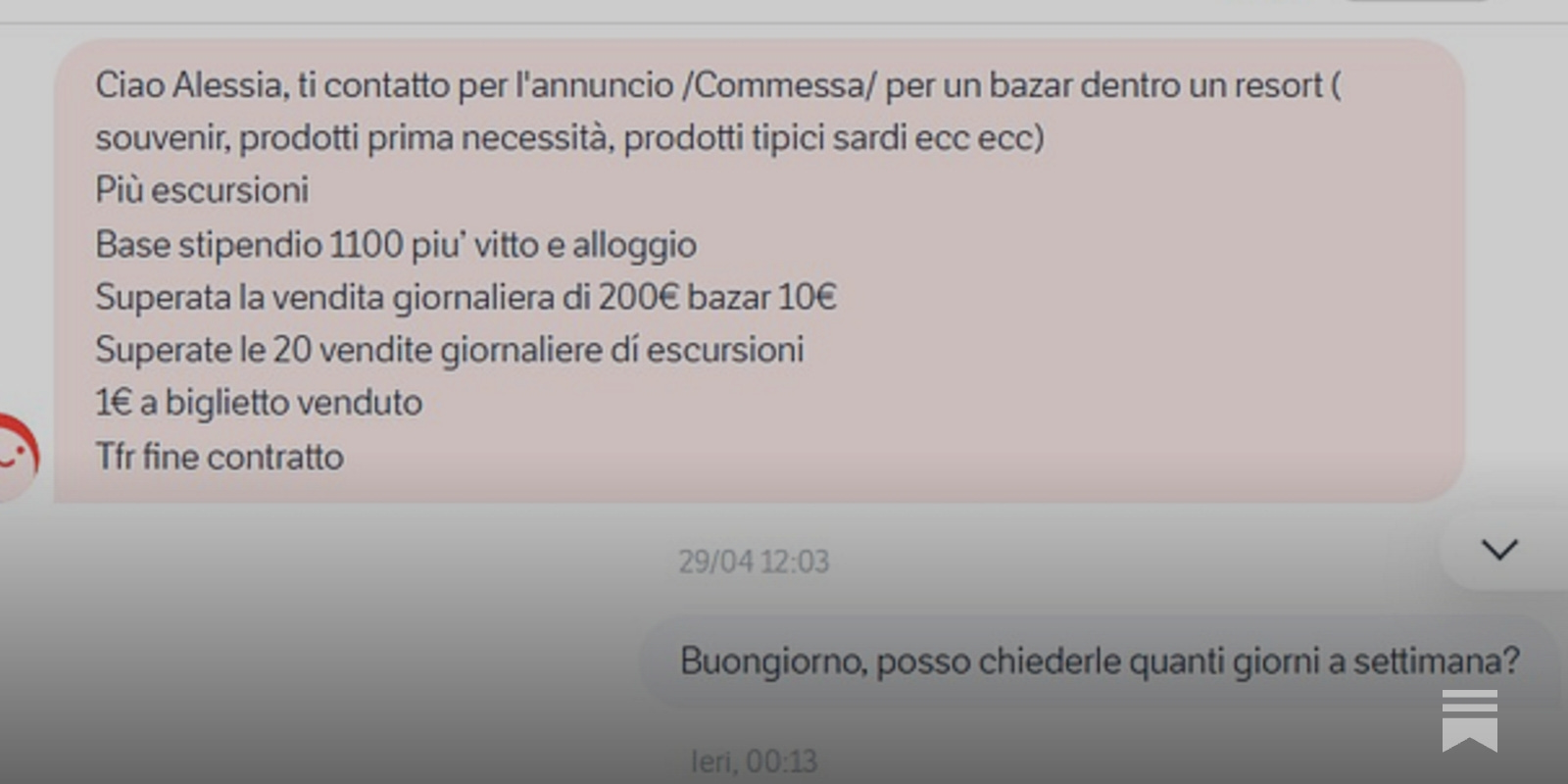 Mi sono finta una giovane ragazza in cerca di lavoro stagionale: ecco tutte  le offerte degli orrori che ho raccolto, image size:1600x800