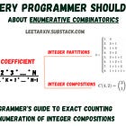What Every Programmer Should Know About Enumerative Combinatorics
