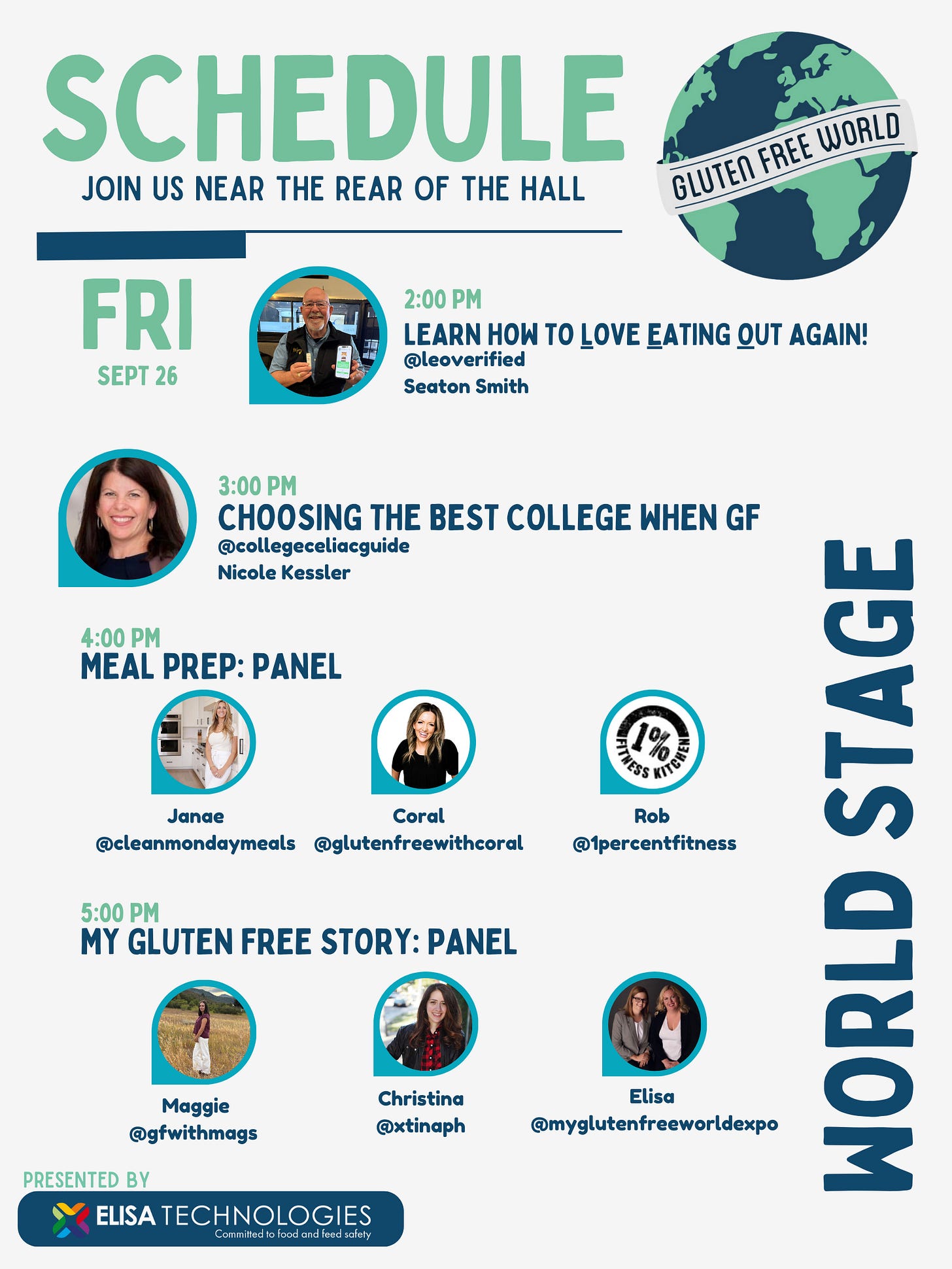 gluten-free world expo schedule