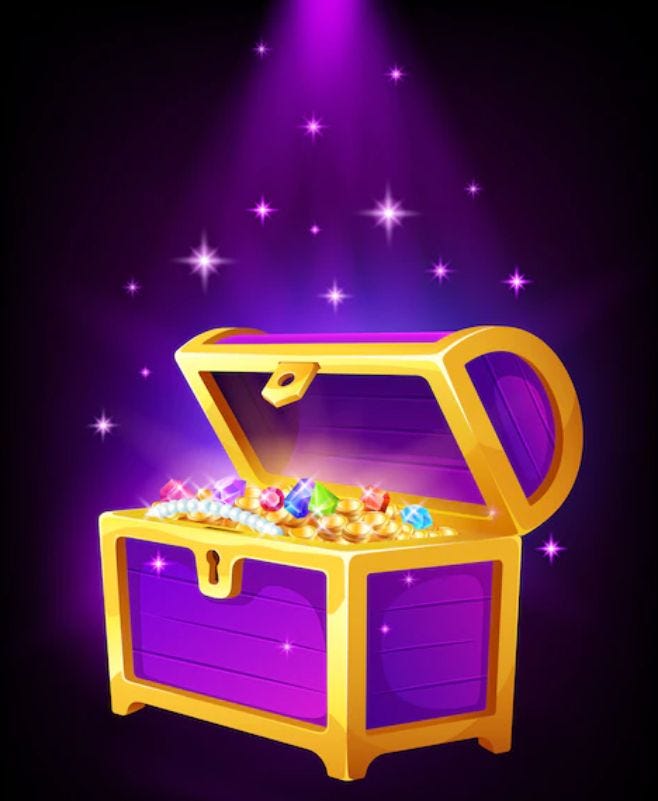 Marketo purple Treasure Chest