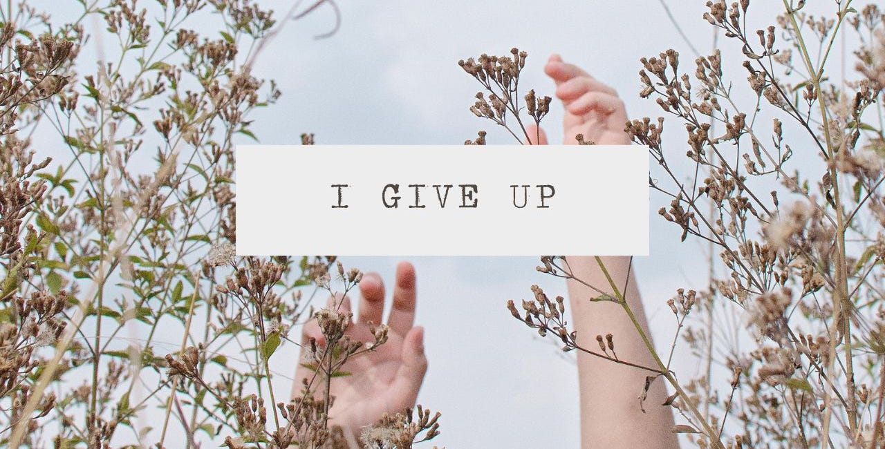 I Give Up