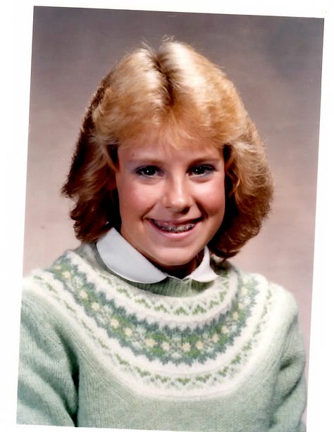 Six childhood images of memoir coach Christine Wolf, who recently published her first book.