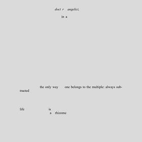 Delezuian Erasure Haiku Vol. 2