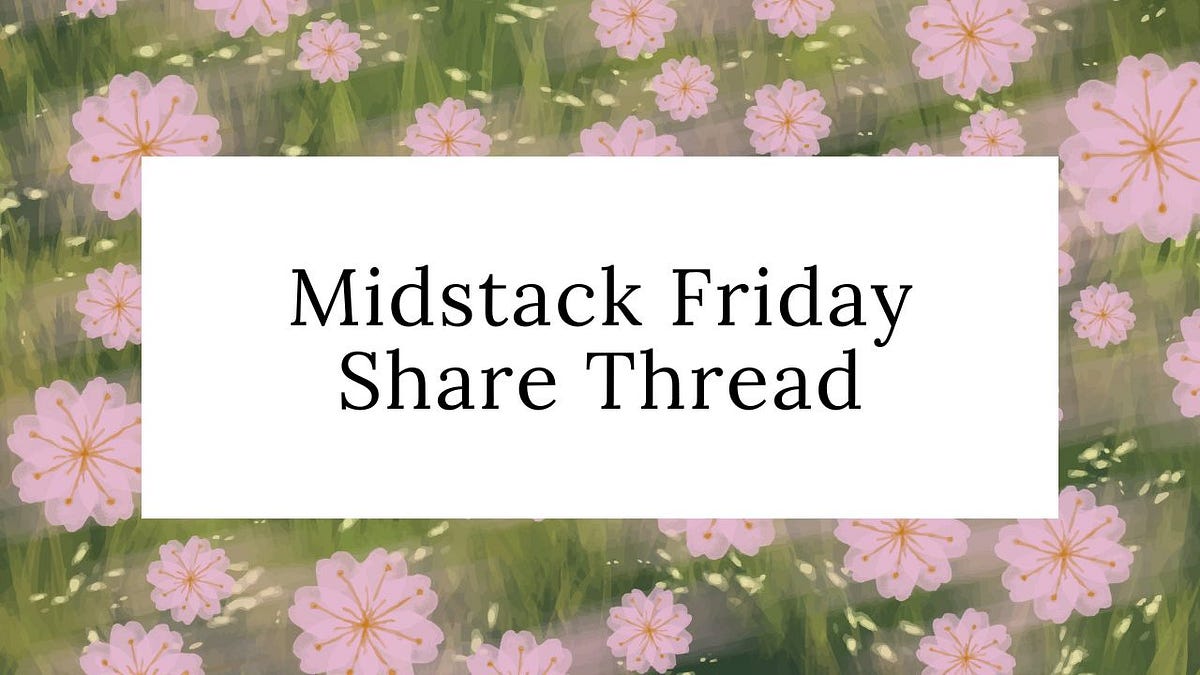 What Did You Write This Week? - by Jessica Smock - Midstack