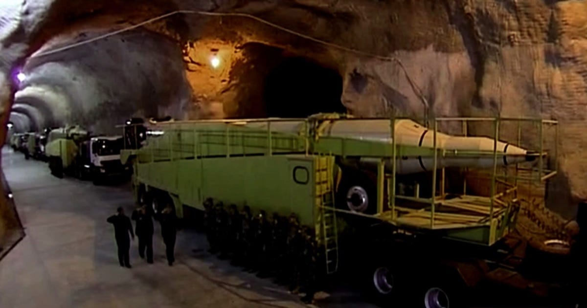 Iran Broadcasts Footage of Underground Missile Base