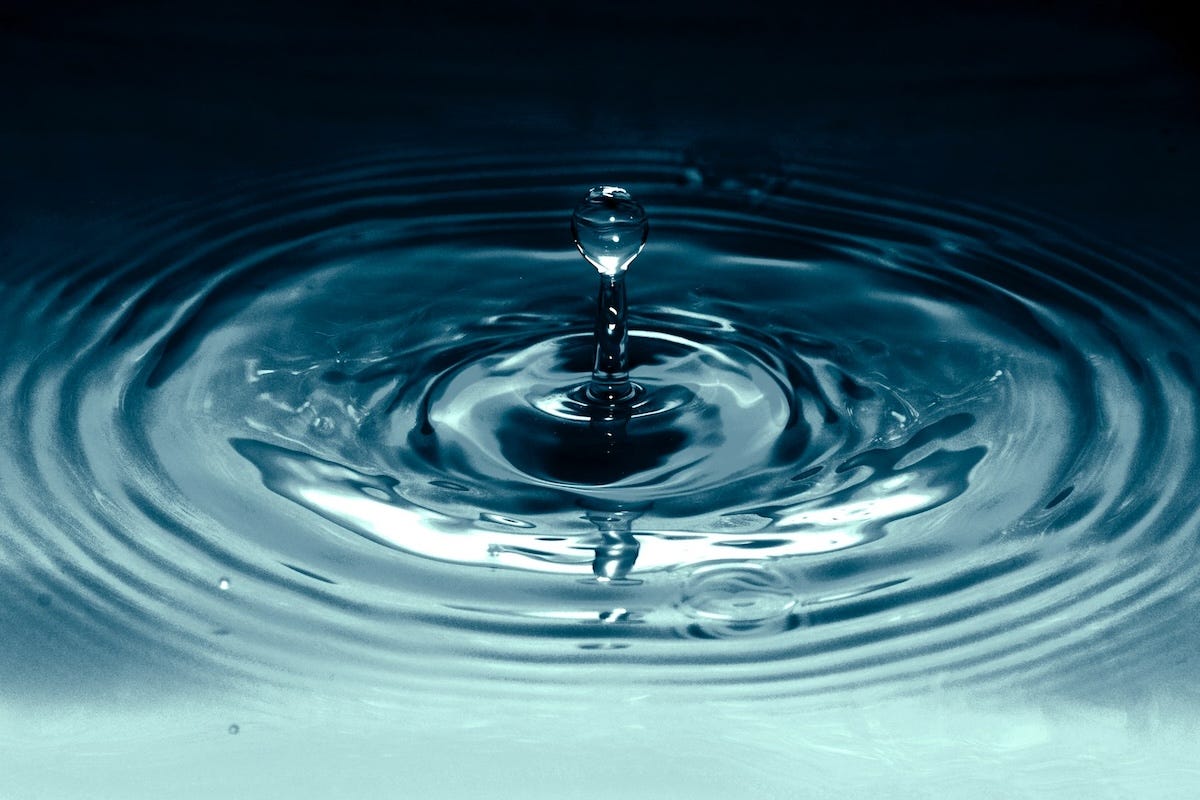 A single drop of water creating large ripples, representing early signals of market disruption and business transformation. A single drop of water creating large ripples, representing early signals of market disruption and business transformation.