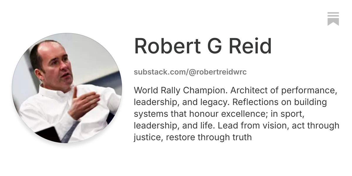 Robert G Reid | Substack