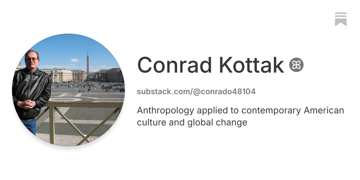 Conrad Kottak | Substack
