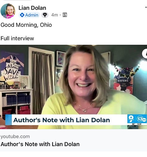 Lian Dolan on book tour with Abigail and Alexa Save the Wedding 