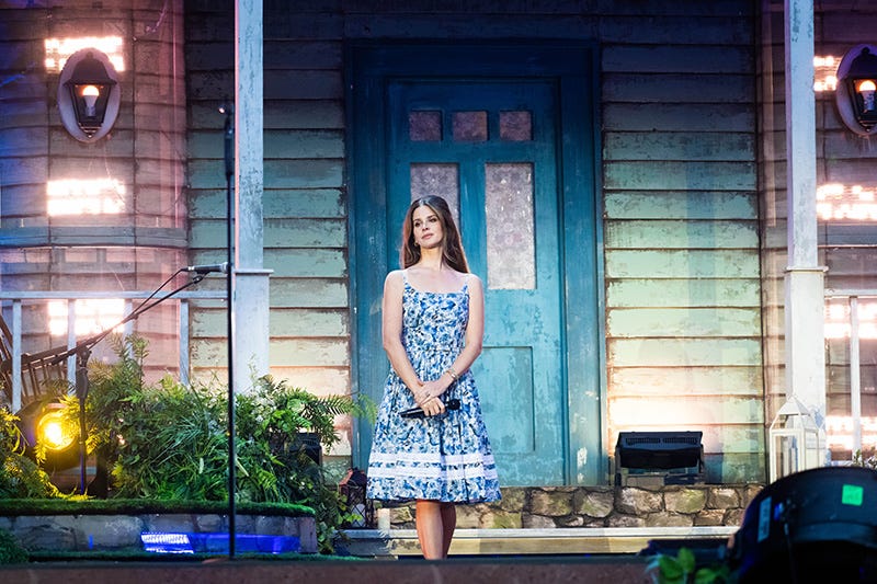 blue floral long dress SAPPHIRE