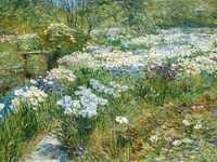 Eye Candy for Today: Childe Hassam’s Water Garden – Lines and Colors