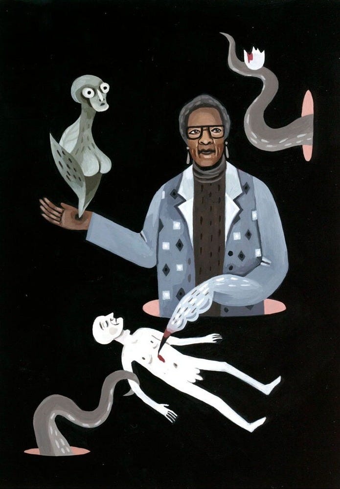 "Literary Witches: Octavia Bulter & Mary Shelley" by Katy Horan — Tiny  Showcase