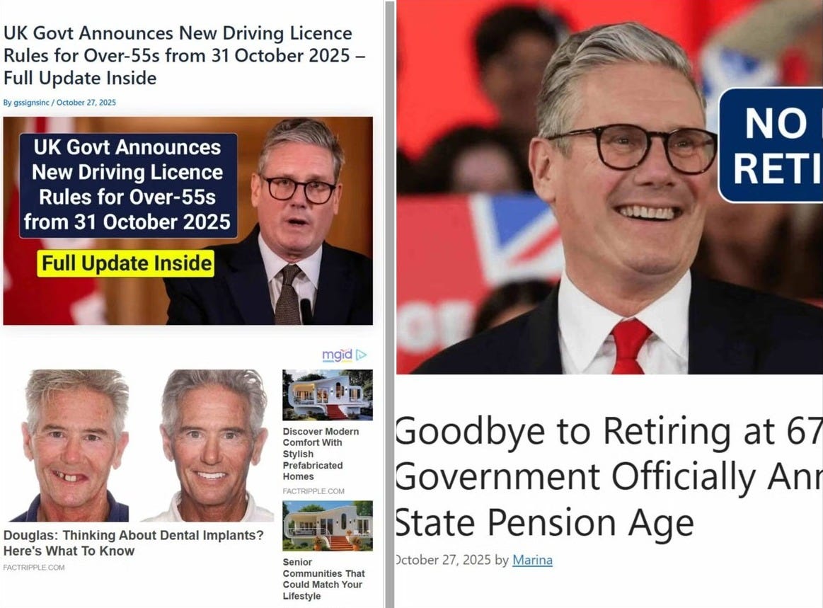 Fake news making headlines in Google Discover Fake news making headlines in Google Discover