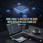 How I built a MicroApp in 3hrs with Replit in less than $20 - Idea to Live 