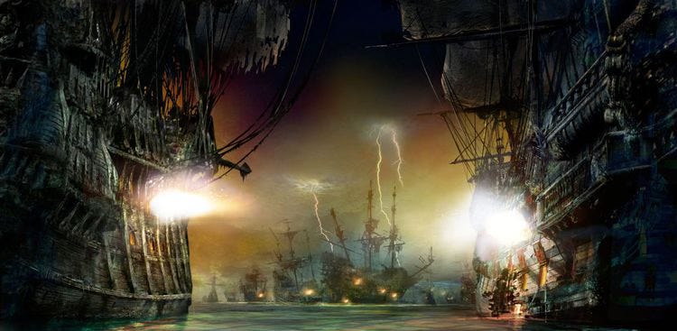 Shanghai Disneyland Pirates Battle
