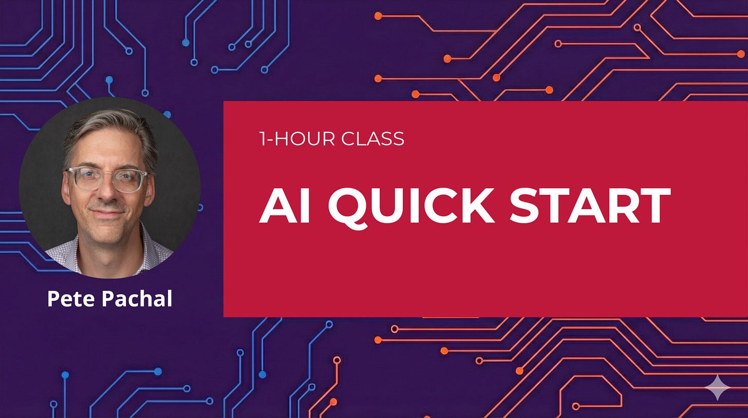 AI Quick Start workshop AI Quick Start workshop