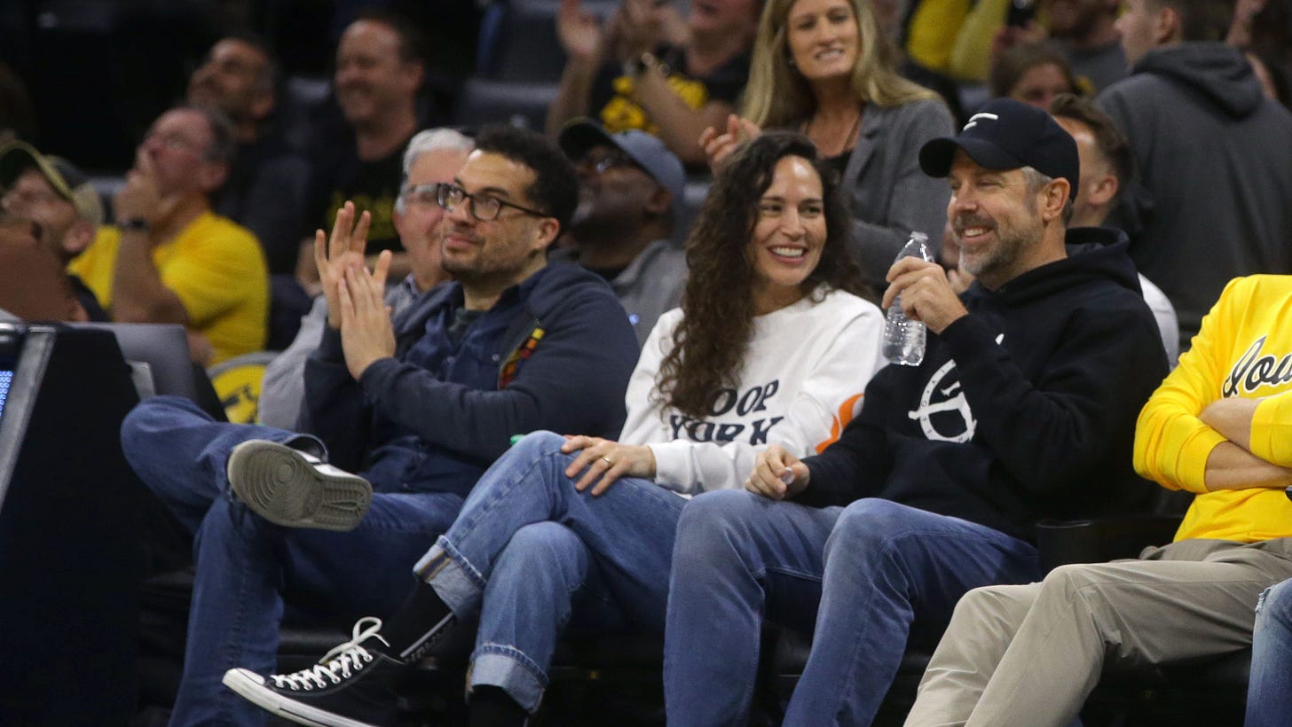 Why were Sue Bird, Jason Sudeikis at Iowa's game vs. Bowling Green?