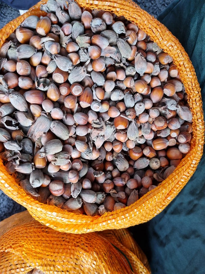 At the farmers' market December