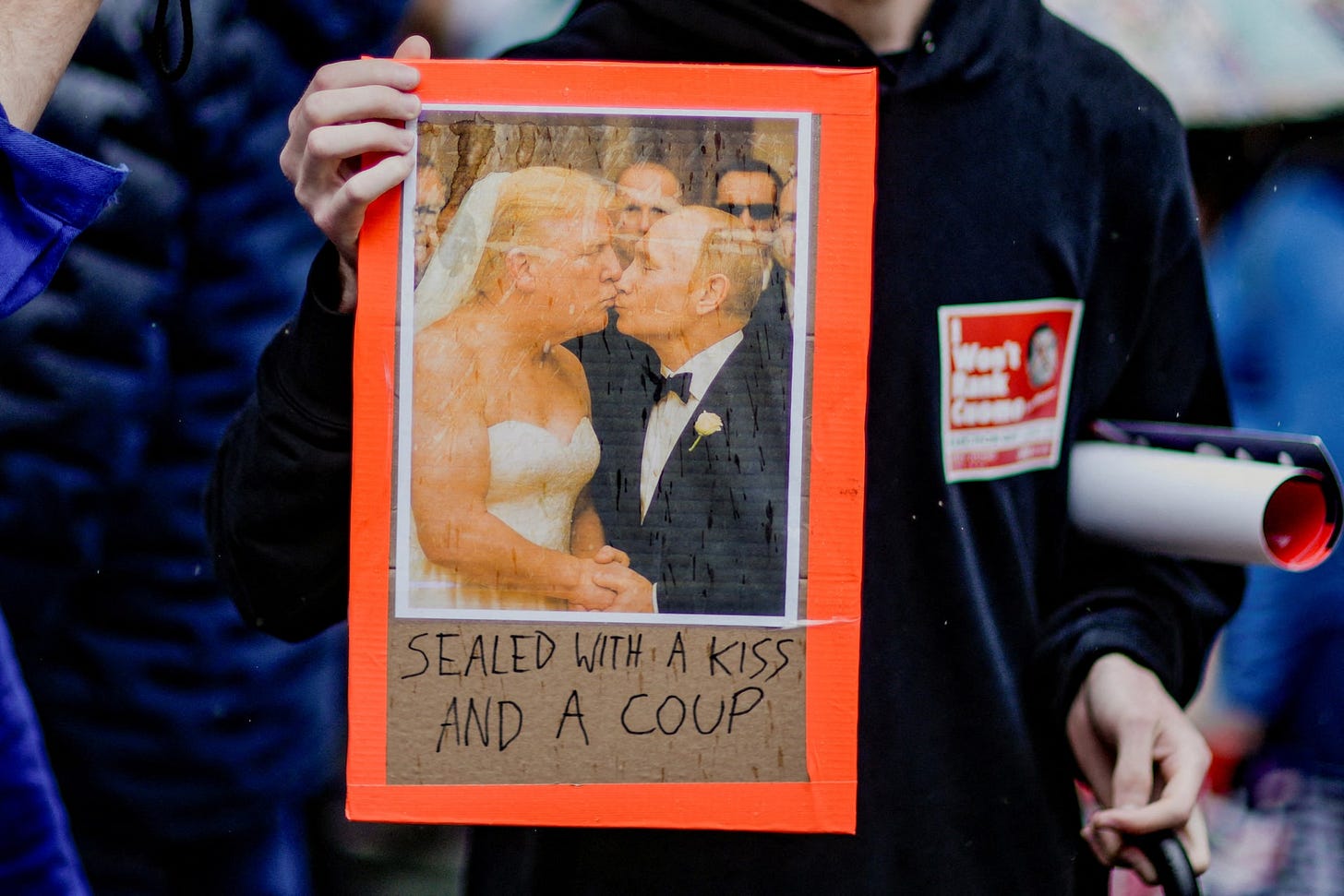 "No Kings Day" protest, in New York City